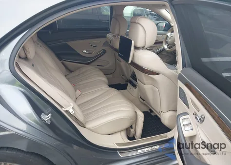 2016 Mercedes-Benz S 63 Amg from USA, damaged, VIN WDDUG7JB2GA268001